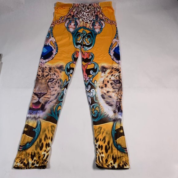 Women's Multi-Colored Leggings OS - Picture 2 of 4